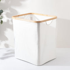 Kuber Industries Laundry Basket For Clothes|Foldable Laundry Hamper|Basket For Toys, Dirty clothes, Storage "45 LTR" (Beige)