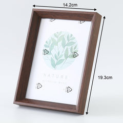 Kuber Industries Photo Frame For Home Décor|Use Horizontal & Vertical|Crystal Clear Glass|Perfect For Home, Office And Shop "21.8x26.9CM"-Pack of 4 (White)