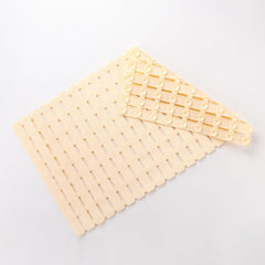 Kuber Industries Bath Mat | PVC Bathroom Mat | Shower Bath Mat | Floor Tub Mat | Bathroom Mud Mat | Anti-Skid Shower Bathroom Mat | JL-01C |Pack of 3| Blue