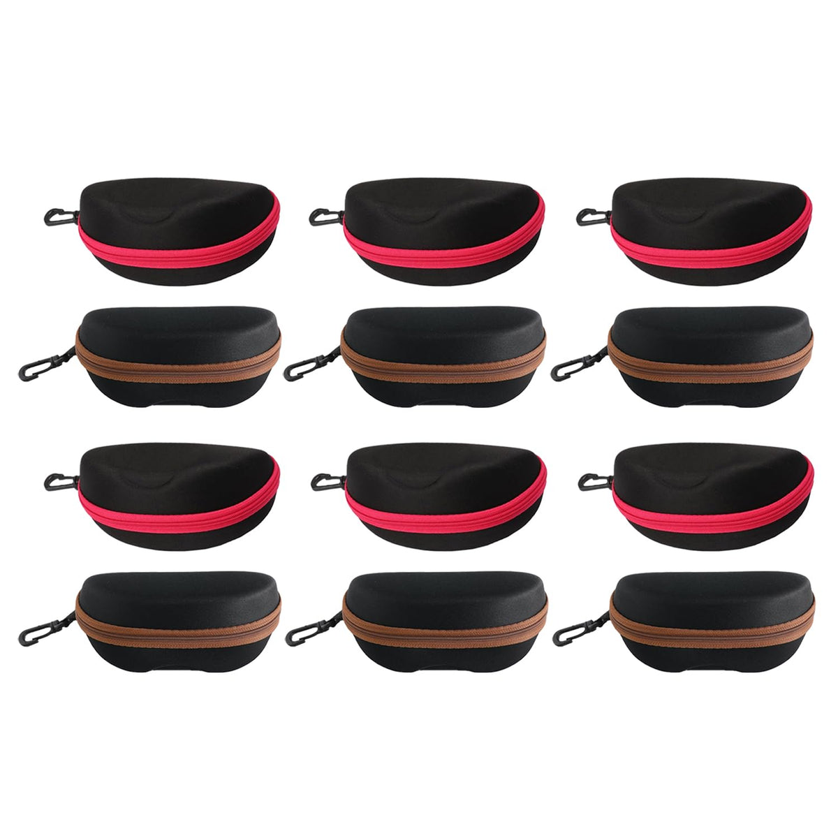 Kuber Industries Sunglass Cases Set of 2|Goggles Organizer Box For Men, Women|Durable Shades Organizer (Random Color) (Pack Of 6)