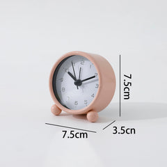 Kuber Industries Pack of 6 Timer Alarm Clock for Students & Heavy Sleepers | Study Table Watch for Kids Bedroom and Living Room | Light Brown