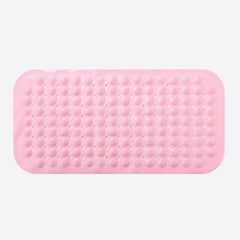 Homestic Bath Mat | PVC Bathroom Mat | Shower Bath Mat | Floor Tub Mat | Bathroom Mud Mat | Anti-Skid Shower Bathroom Mat | M-YSD-35C | Pink
