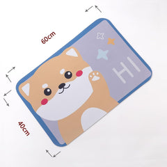 Kuber Industries Bath Mat | PVC Bathroom Mat | Shower Bath Mat | Floor Tub Mat | Diatom Mud Mat | Anti-Skid Shower Bathroom Mat | CF-220822 |Pack of 2| Multi