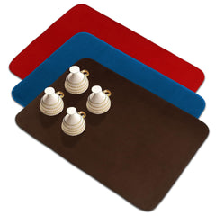 Kuber Industries Dish Dry Mat | Microfiber Drying Mat | Reversible Kitchen Drying Mat | Absorbent Mat | Kitchen Dish Dry Mat | 50x70 | Pack of 3 | Multi