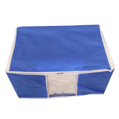 Kuber Industries Non Woven Rectangular Underbed Storage Organiser (Extra Large, Royal Blue) - CTSN051