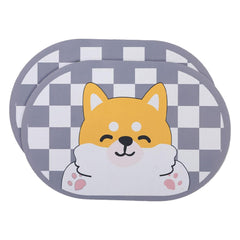 Kuber Industries Bath Mat | PVC Bathroom Mat | Shower Bath Mat | Floor Tub Mat | Diatom Mud Oval Mat | Anti-Skid Shower Bathroom Mat | CF-220819 |Pack of 2| Multi