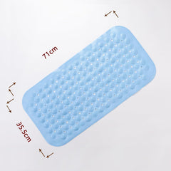 Kuber Industries Bath Mat | PVC Bathroom Mat | Shower Bath Mat | Floor Tub Mat | Bathroom Mud Mat | Anti-Skid Shower Bathroom Mat | M-YSD-35A |Pack of 2| Sky Blue