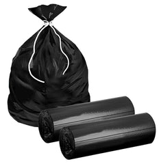 Kuber Industries (Medium) Eco - Friendly Dustbin Bags - (60 Pcs) Leakproof | Odour Free | Strong Garbage Bags - For Trash And Waste - Dustbin Covers For Home And Office (21 x 19 Inches) (Black)
