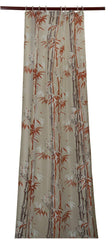 Kuber Industries Leaf Design PVC Shower Curtain - 54"x84", Coffee, Standard (CTKTC01556)
