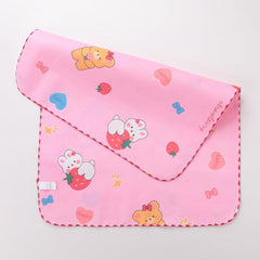Kuber Industries Baby Waterproof matBed Protecter 50 x 70 CM-Pack of 2 (Pink)