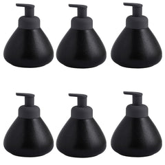 Kuber Industries Liquid Soap Dispenser | Handwash Soap Dispenser | Soap Dispenser for Wash Basin | Shampoo Dispenser Bottle | Bathroom Dispenser Bottle | 6 Piece | Pack of 2 | 360 ml | JY00019 | Black