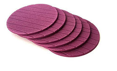 Heart Home Soft EVA Foam Coasters for Home Kitchen, Office Desk, Set of 12 (Purple)-HS_38_HEARTH21360