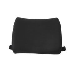 Kuber Industries Memory Foam Lumbar Support Pillow for Back Pain Relief | Back Support Pillow for Office Chair & Car Seat | Back Rest Lumber Cushion for Long Sitting | MD-GBC2-Black