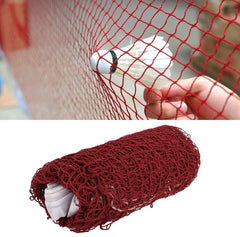 Kuber Industries Badminton Net|Nylon Net for Tournament, Sports Coaching|Shuttle Net Indoor, Outdoor-Pack of 6 (Wine Red)