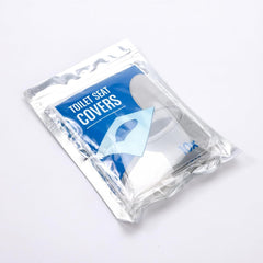 Kuber Industries Toilet Seat Covers Disposable|Western Toilet Seat Cover|Use & Throw, Portable|Pack of 120| (White)