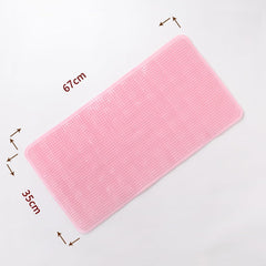 Kuber Industries Bath Mat | PVC Bathroom Mat | Shower Bath Mat | Floor Tub Mat | Bathroom Mud Mat | Anti-Skid Shower Bathroom Mat | L-YSD-B | Pink