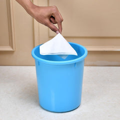 Heart Home Dustbin|Open Dustbin|Plastic Garbage Dustbin|Dustbin for Kitchen|Dustbin for Bathroom|Office Dustbin|Plain Sada Dustbin|5 LTR|Light Blue