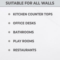 Kuber Industries Soft Wall Sticker for Walls|Quirky Pattern & Self Adhesive Peel Wall Stickers|Easy to Peel, Stick & Remove DIY Wallpaper|Pack of 2 Sheets,70 cm X 70 cm
