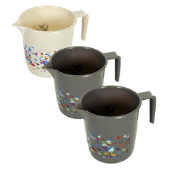 Heart Home Disney Team Bathroom Mug | Plastic Bath Mug for Bathroom | Mug for Bathroom | Mug for Toilet | Washroom Jug | 111 Bath Mug | 1 LTR | Pack of 3 | Multi