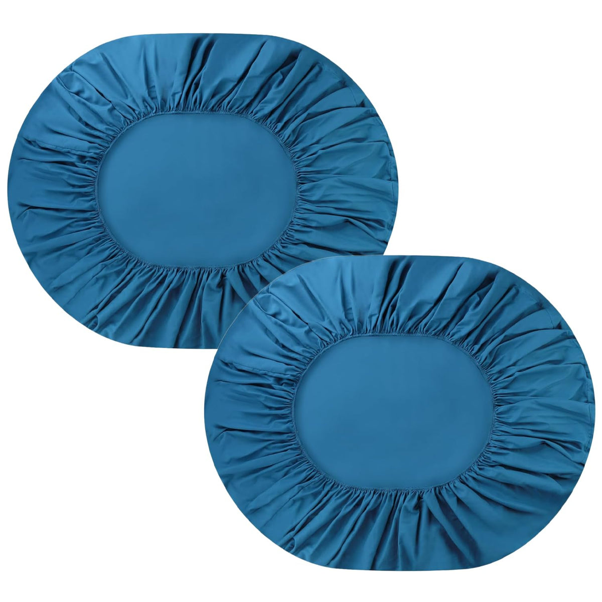 Kuber Industries single Bed Mattress ProtectorBed Protecter with Elastic 120x200 CM-Pack of 2 (Blue)