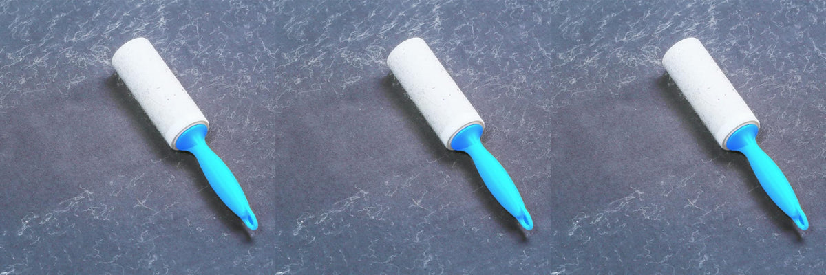 Homestic Pack of 3 Lint Remover | Super Sticky Lint Roller | Easy | Lint Roller for Clothes | Lint Roller for Pet Hair | 60 Sheets (1 Roller + 1 Replacement Roll)