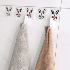 Kuber Industries Hooks for Wall|Durable & Rust-Proof|Self Adhesive Hook|Multipurpose Hooks for Bathroom, Kitchen|Pack of 20|Transparent
