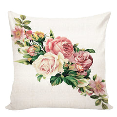 Kuber Industries Cushion Cover|Sofa Cushion Covers|Ractangle Cushion Covers|Cushion Covers 16 inch x 16 inch|Cushion Cover Set of 5|(White)