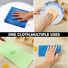 Kuber Industries Scrubber for Kitchen|Multi-Purpose Microfiber Kitchen Cleaning Cloth with Fish Scales|Glass Cleaning Cloth|Polishing & Scrubbing|Scratcher & Lint Free |YLG4041|Multicolor (Pack of 2)