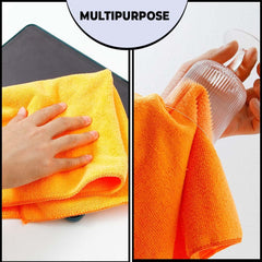 Kuber Industries Multi Utility Microfiber Duster For Home Cleaning| Microfiber Cloth For Laptop Cleaning, Car Cleaning & Other|Lint & Scratch Free|Multi Colour |JB4041| Set Of 5|Multicolor (Pack Of 3)