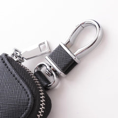 Kuber Industries Key Case|Keychain/Keyring/Key Tag|Car Key Clip, Key Holder, Key Organizer-Pack of 6 (Black)