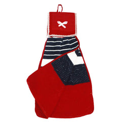 Kuber Industries Hanging Cotton 4 Pieces Cotton Washbasin Napkin/Hand Towel for Kitchen and Bathroom (Multi) - CTKTC45596