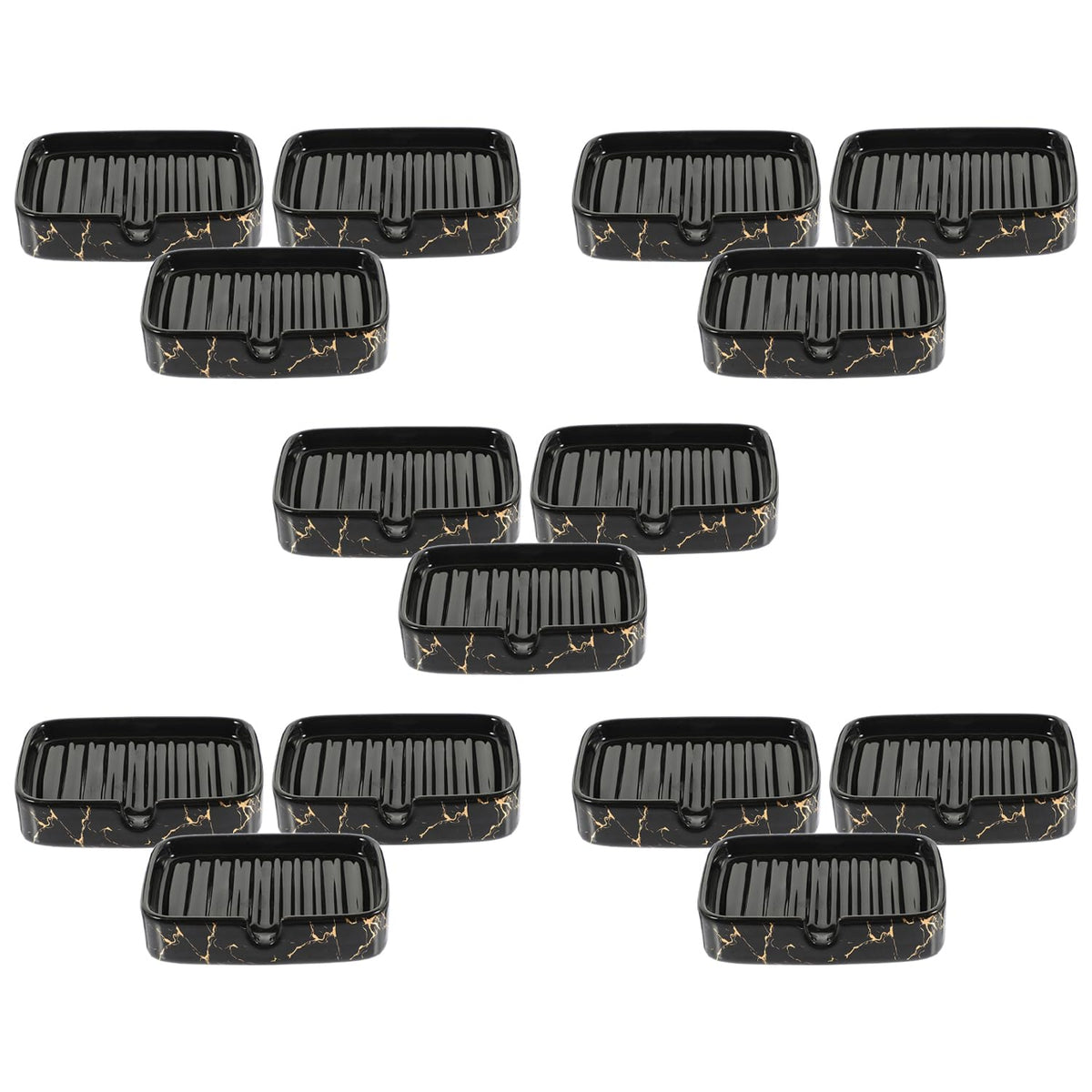 Kuber Industries Soap Holder | Handwash Soap Dispenser | Soap Dispenser for Wash Basin | Soap Dispenser Case | Bathroom Dispenser Case | 15 Piece | Pack of 5 | JY00173BK | Black