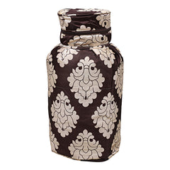 Kuber Industries Cotton 2 Pieces Cylinder Cover (Purple & Brown) -CTKTC6921, Standard