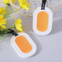 Heart Home Wax Air Wardrobe Freshener | Pack of 2 | Orange Fragrance | 45g Each -Lasts Up to 6 Months | Air Freshener for Home Drawer Closet Cars Wardrobe | Natural and Eco Friendly