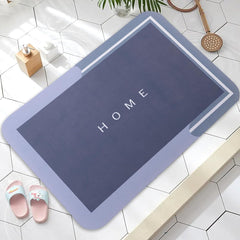 Homestic Bath Mat | PVC Bathroom Mat | Shower Bath Mat | Floor Tub Mat | Diatom Mud Mat | Anti-Skid Shower Bathroom Mat | CF-220806 | Light Gray