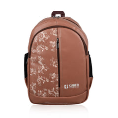 Heart Home Backpack | School Backpack for Kids | Collage Backpack | School Bag for Boys & Girls | 3 Compartments Mini Backpack | Half Print School Bag | Beige