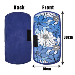 Kuber Industries Fridge Handle Cover | Refrigerator Handle Cover | Fridge Door Handle Protector | Fridge Door Handle Cover | Sunflower Fridge Handle Cover | 2 Piece Set | Blue