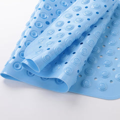 Homestic Bath Mat | PVC Bathroom Mat | Shower Bath Mat | Floor Tub Mat | Bathroom Mud Mat | Anti-Skid Shower Bathroom Mat | M-YSD-40A | Sky Blue