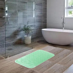 Kuber Industries Bath Mat | PVC Bathroom Mat | Shower Bath Mat | Floor Tub Mat | Foot Massager Mat | Anti-Skid Shower Bathroom Mat | B-01B |Pack of 2| Green