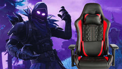 Kuber Industries Ergosmart PC Gaming Chairs with Arm Rest & Wheels | Comes with Headrest & Lumbar Support Cushions | Comfortable Chair for Long Sitting & Back Pain Relief Support | Red & Black