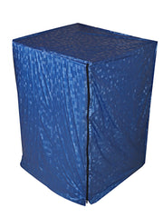 Kuber Industries Cotton 3D Design PVC Front Load Washing Machine Cover - Purple