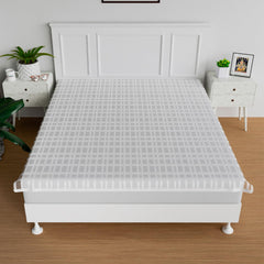 Kuber Industries Bedsheet | Baby Plastic Sheet | Crib Sheet for Baby | Baby Mattress Sheet for Baby | Mattress Protector Bedsheet | Bed Protector Sheet | Self Check | 80x80 Inch | White