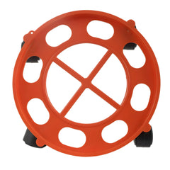 Kuber Industries 2 Pieces LPG Cylinder Trolley Easily Movable Stand with Wheels, Gas Cylinder Stands, Gas Cylinder Trolley (Blue & Red)-KUBMART11184