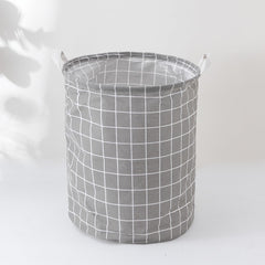 Kuber Industries Laundry Basket For Clothes|Foldable Laundry Hamper|Basket For Toys, Dirty clothes, Storage "45 LTR"-Pack of 5 (Grey)