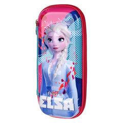 Heart Home Disney Frozen-II Pencil Pouch | School Pencil Case for Kids | Pen-Pencil Box for Kids | Geometry Box | Compass Box | School Stationery Supplies | Blue