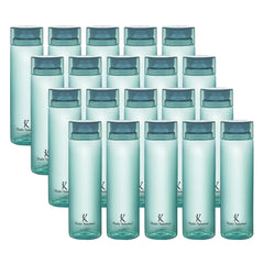 Kuber Industries BPA Free Plastic Water Bottles | Breakproof, Leakproof, Food Grade PET Bottles | Water Bottle for Kids & Adults | Plastic Bottle Set of 4 |Green (Pack of 5)