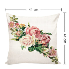 Kuber Industries Cushion Cover|Sofa Cushion Covers|Ractangle Cushion Covers|Cushion Covers 16 inch x 16 inch|Cushion Cover Set of 5|(White)