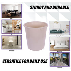 Heart Home Dustbin | Open Dustbin | Plastic Garbage Dustbin | Dustbin For Kitchen | Dustbin For Bathroom | Office Dustbin | Plain Sada Dustbin | 7 LTR | 066 | Pack of 2 | Multi