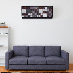 Heart Home Split AC Cover | PVC Square AC Cover | Outdoor Condenser AC Cover | AC Cover for Indoor & Outdoor | AC Cover for Dust Protection | 1.5 Ton Ac Cover | Gray