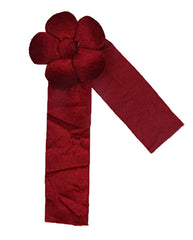 Kuber Industries Velvet 2 Pieces Curtain Tie Back Tassel Set (Maroon) -CTKTC29499